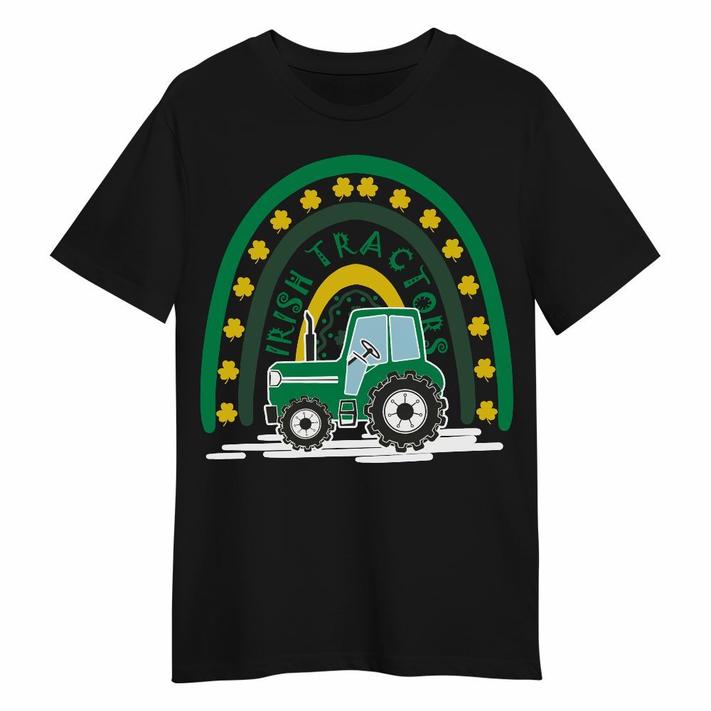 Amare Box Farm Tractor Shirt, Irish Tractors, Patrick's Day, Tractor Clipart, Gift For Farm Lover, Gift For Patrick's Day Unisex Shirt