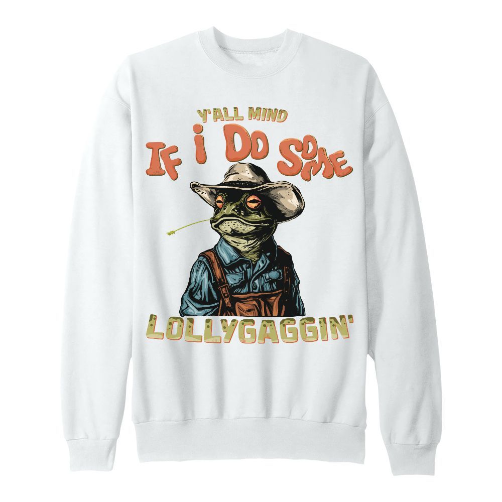 Amare Box Frog Meme Shirt, Cowboy Frog Cute Sweatshirt, Funny Sayings Shirt, Unisex Gi Unisex Sweatshirt