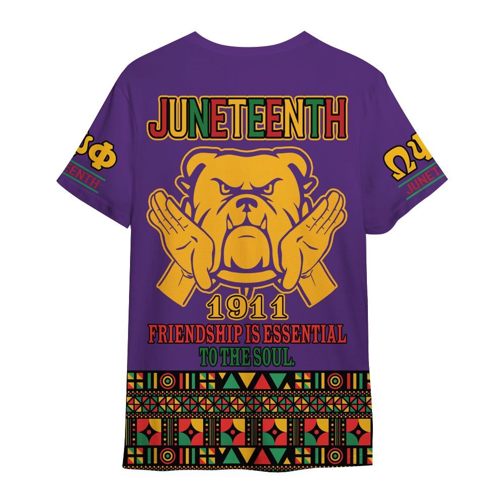 Ireishprint ΩΨΦ Shirt, Juneteenth Que Dog Psi Phi Shirt ΩΨΦ Fraternity Shirt