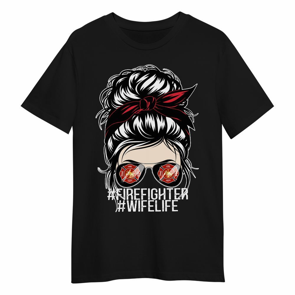 Amare Box Firefighter Shirt, Firefighter Wifelife, Firefighter Wife, Firefighter Shirt, Wife Gift, Lover Gift, Gift Shirt For Her Unisex Shirt