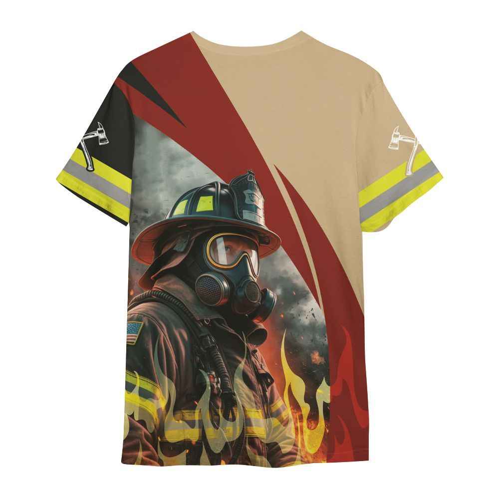 Amare Box Firefighter Shirt, Dramatic Firefighter, Rescue Heroes, Firefighter Shirt, Fireman Shirt, Custom Name Gift Shirt For Man All Over Print Unisex Shirt