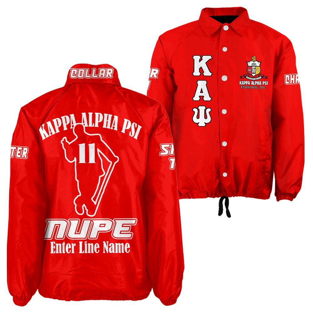 Ireishprint ΚΑΨ Custom Line Crossing Jacket, Personalized Nupe Jacket ΚΑΨ Fraternity Crossing Jacket