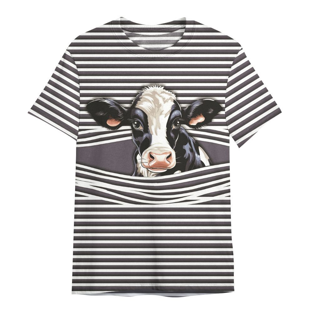 Amare Box Cow Farm Shirt, Curtain Dairy Cow, Funny Cow, Country Cow, Jersey Cow, Cow Shirt, Farm Shirt, Drawing Gift Shirt For Cow Lover All Over Print Unisex Shirt