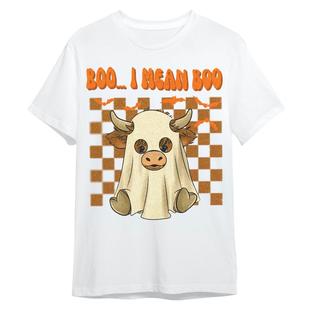 Amare Box Cow Halloween Shirt, Retro Moo I Mean Boo Gift For Fan Unisex Shirt