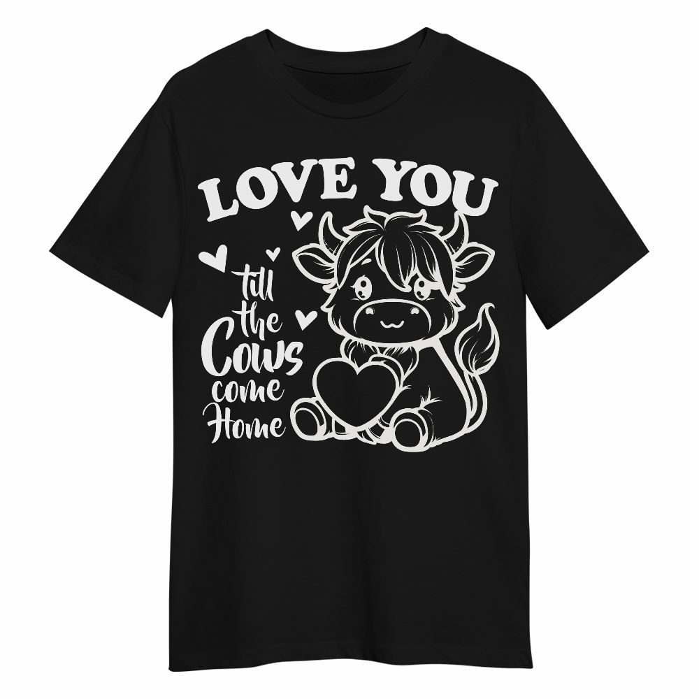 Amare Box Cow Farm Shirt, Valentine Cow, Love You Till Cow Come Home, Cute Cow, Funny Cow, Cow Shirt, Valentine Shirt Gift For Cow Lover Unisex Shirt