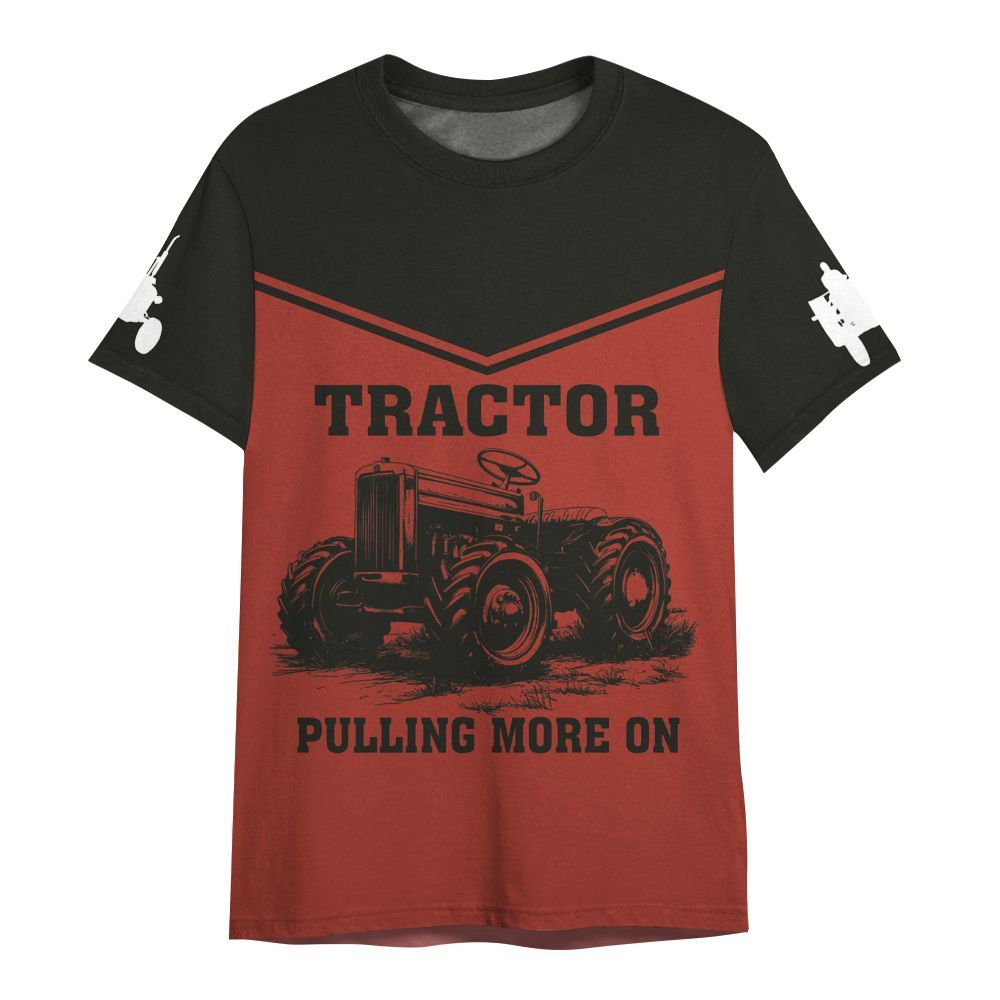 Amare Box Farm Tractor Shirt, Tractor Pulling More On, Custom Name Shirt, Tractor Vector, Vintage Tractor, Gift For Farm Lover All Over Print Unisex Shirt