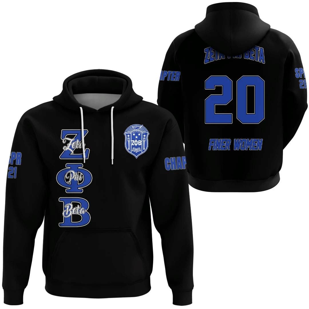 Personalized Zeta Phi Beta Hoodie