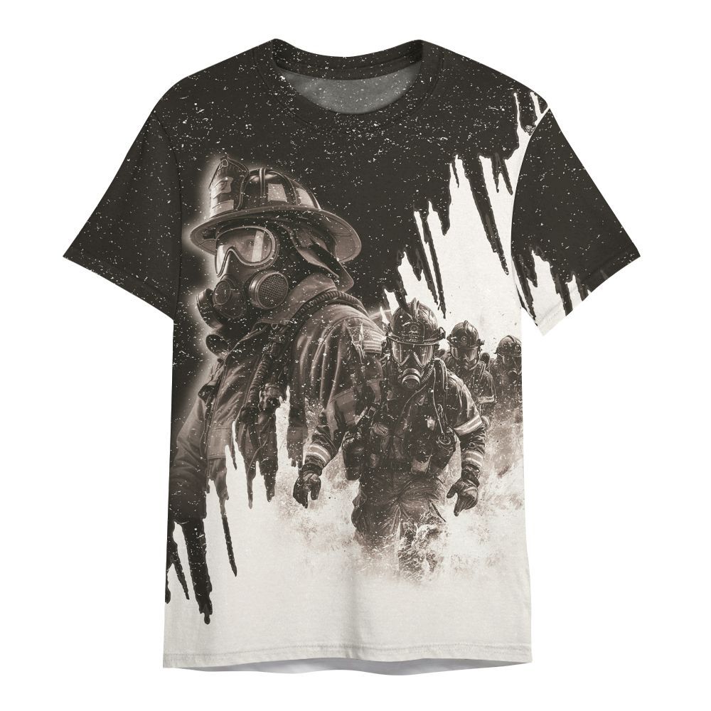 Amare Box Firefighter Shirt, When Others Run Out We Run In, Rescue Hero, Firefighter Shirt, Fire Department Logos, Gift Shirt For Man All Over Print Unisex Shirt