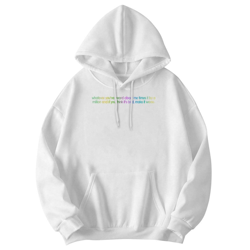 Amare Box Leah Loves Island Shirt, Funny Quote Whatever Youve Heard, Beach Summer Collage Trendy Graphic Unisex Hoodie