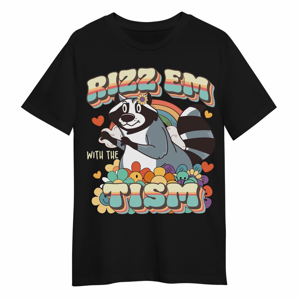 Amare Box Rizz Em With The Tism Autism Awareness Shirt, Neurodiversity SPED Team Therapist Unisex Shirt