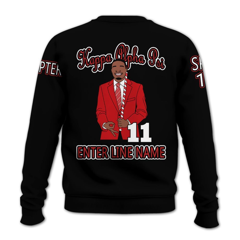 Ireishprint ΚΑΨ Custom Chapter Shirt, Personalized Black Shirt ΚΑΨ 1911 Fraternity Sweatshirt