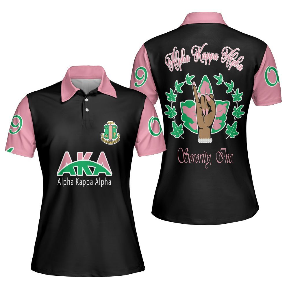 Ireishprint A.K.A Polo Shirt, Handsign Polo Shirt 1908 Sorority Polo Shirt