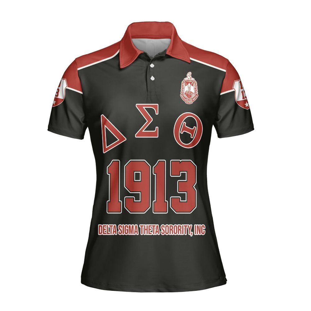 Ireishprint Delta Sigma Theta Polo Shirt, Since 1913 Delta Sigma Theta Elephant Sorority Polo Shirt