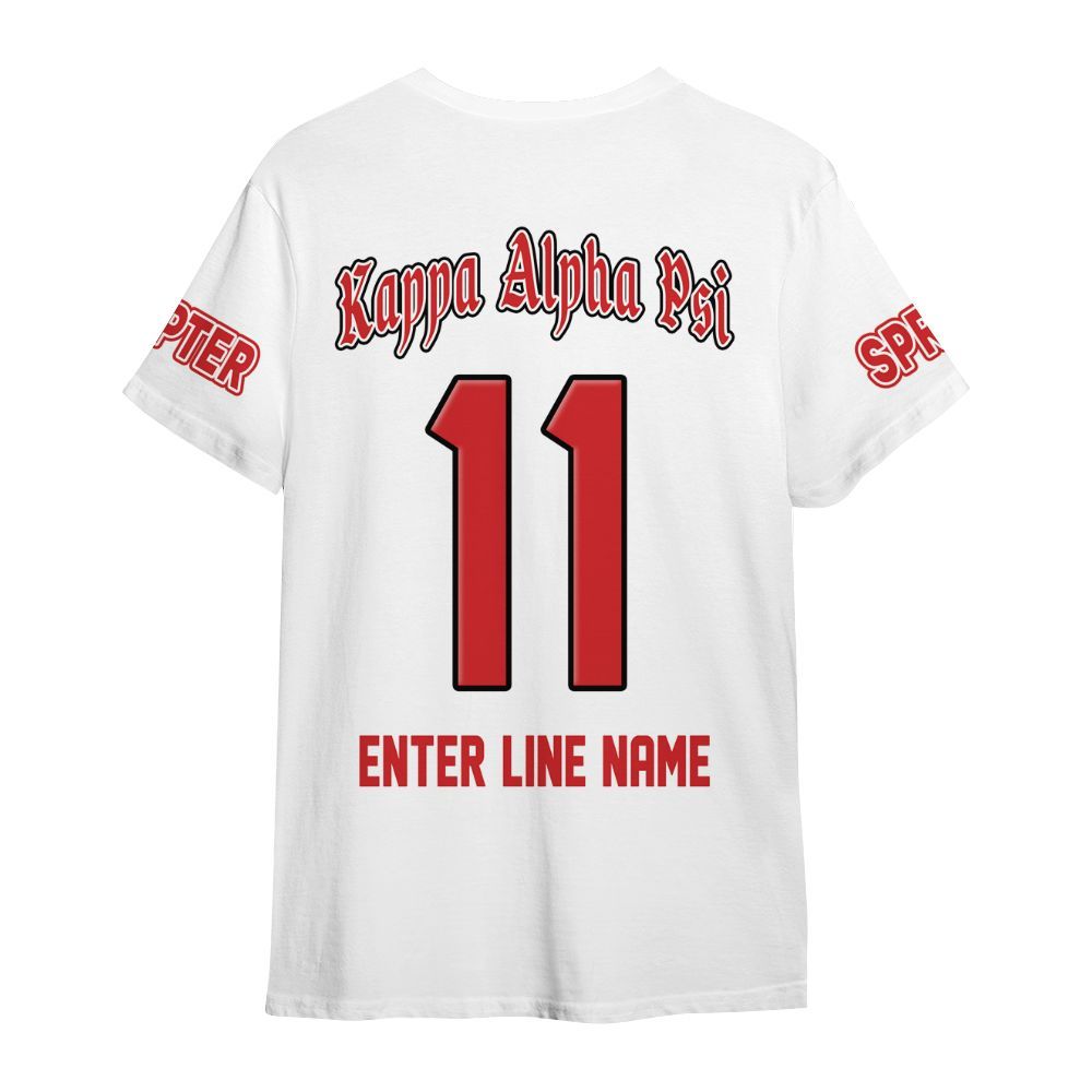 Ireishprint ΚΑΨ Custom Chapter Shirt, Personalized White Shirt Founded 1911 Fraternity Shirt