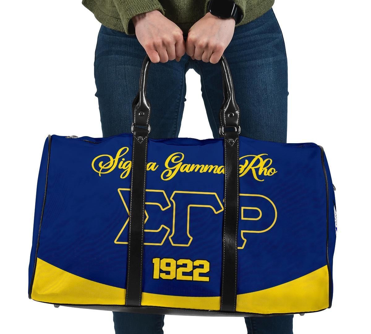Ireishprint Sigma Gamma Rho Travel Bag, Sigma Gamma Rho Blue Travel Sorority Bag