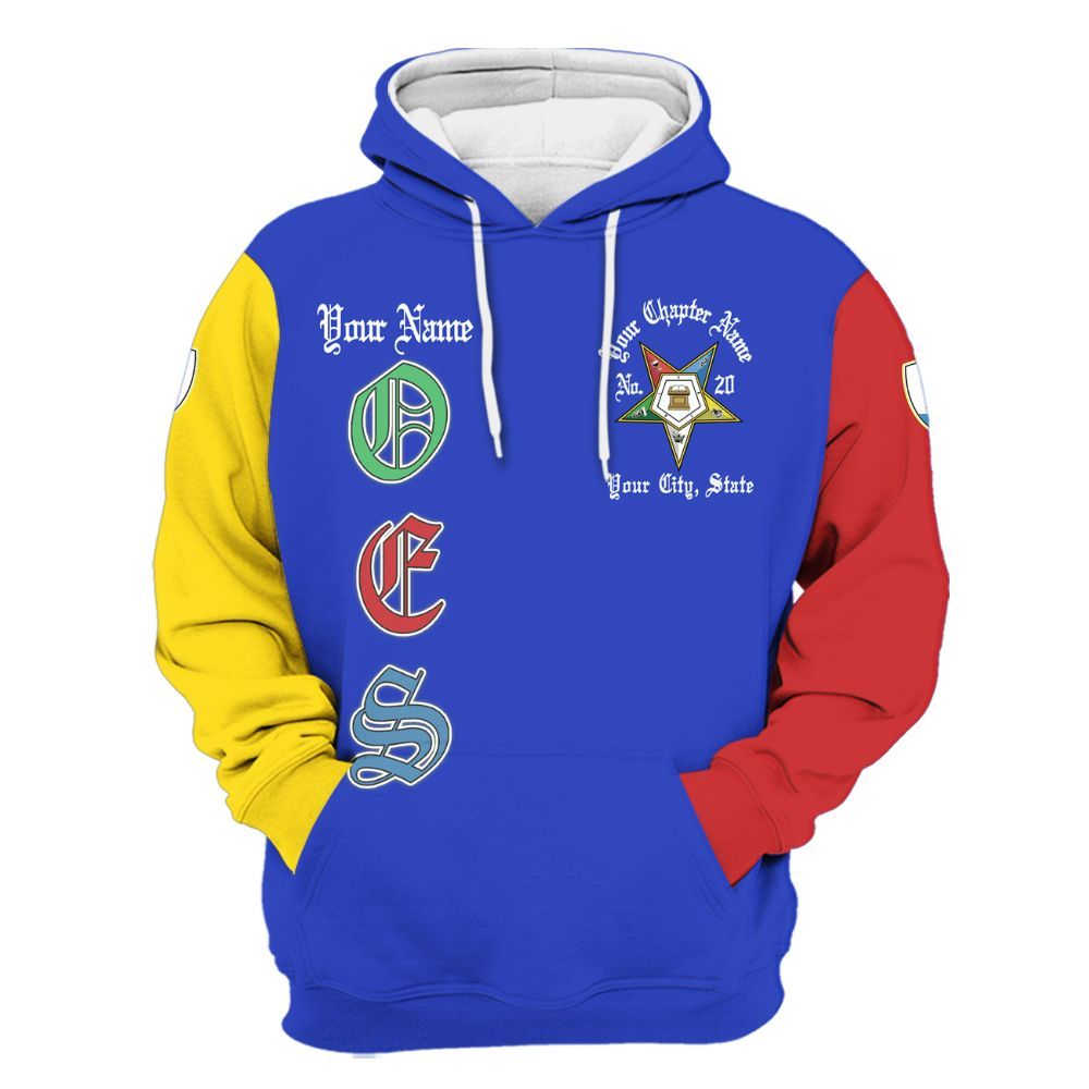 Ireishprint OES Custom Legacy Shirt, Adah Pentagon Sisters Order Of The Eastern Star OES Hoodie