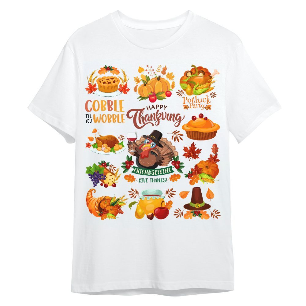Amare Box Turkey Doodle Thanksgiving Shirt, Retro Thanksgiving Doodles Thanksful Bible Verse Design Gift For Fan Unisex Shirt