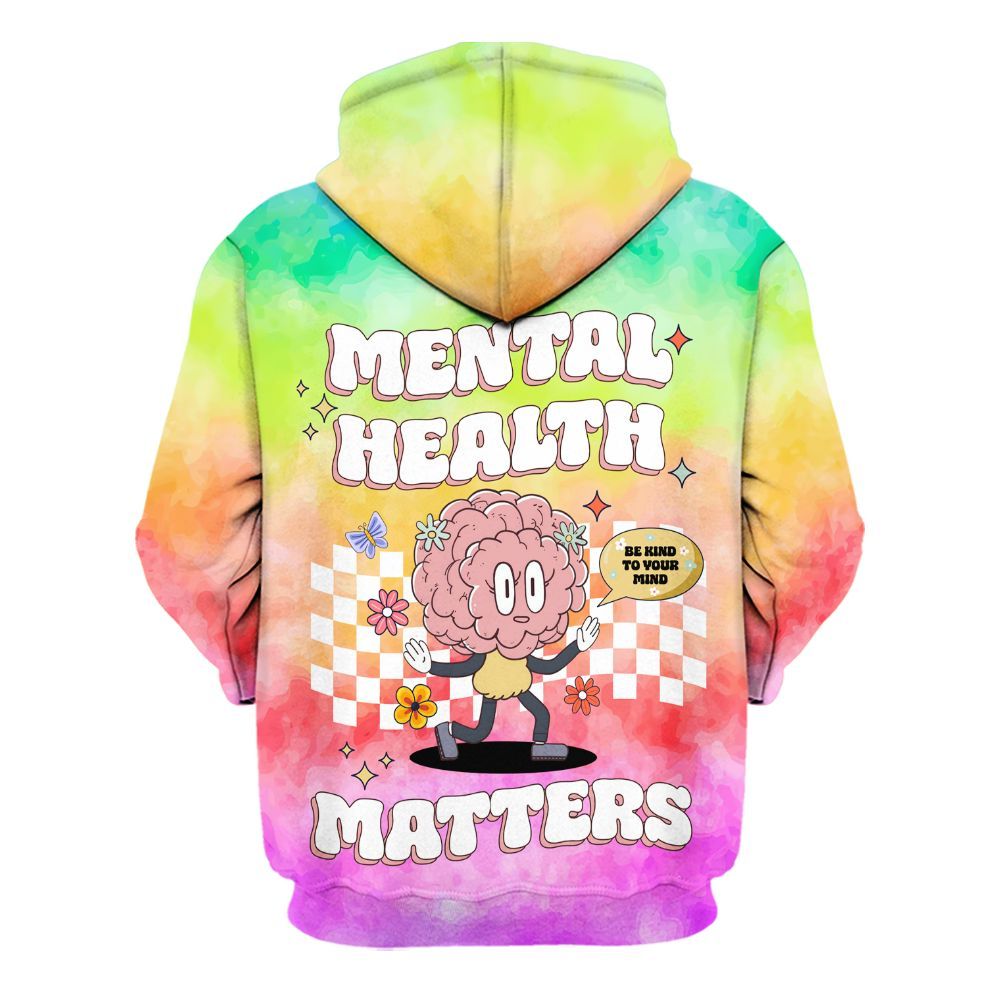 Amare Box Mental Health Matters Shirt, Mental Heath Special Education Psychologist Awareness Unisex Hoodie