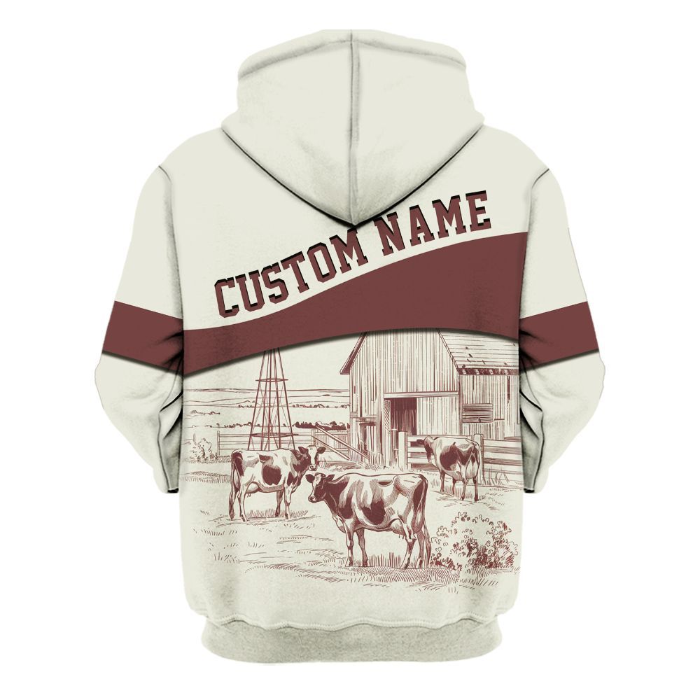 Amare Box Cow Farm Shirt, Family Cow Farm, Dairy Cow, Farm Cow, Cow Shirt, Farm Shirt, Cow Lover, Custom Name Gift Shirt For Farmer Unisex Hoodie