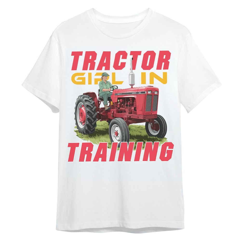 Amare Box Farm Tractor Shirt, Tractor Girl In Training, Love Tractor, Vintage Tractor, Girl Tractor, Gift For Farm Lover Unisex Shirt