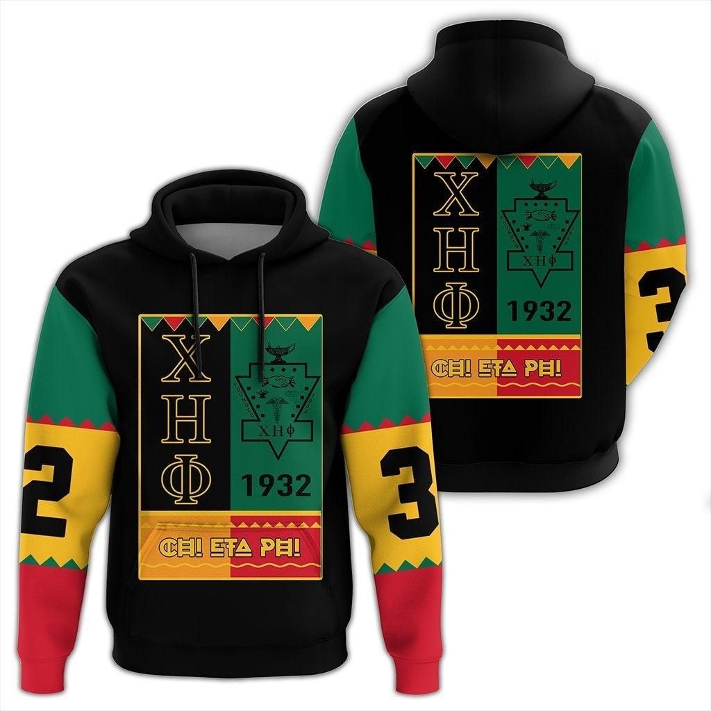Wonder Print Shop Hoodie - Chi Eta Phi Black History Month Pullover Hoodie