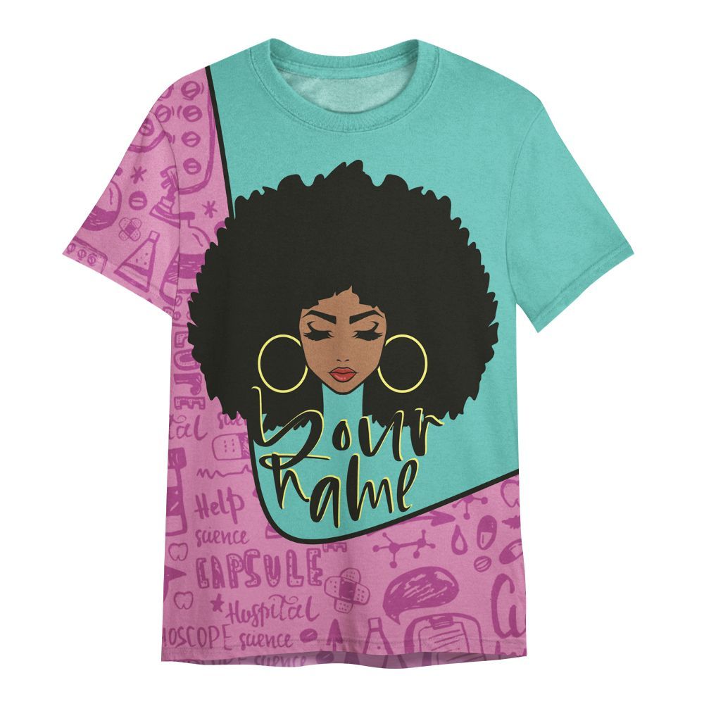 Amare Box Nurse Shirt, CNA Are The Heartbeat, Custom Name Shirt, Black Nurse, CNA Stuff, CNA Clipart, Gift For CNA All Over Print Unisex Shirt