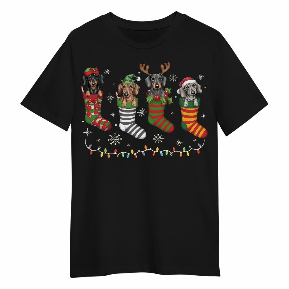 Amare Box Dachshund Christmas, Christmas Dog, Xmas Dachshund, Christmas Gift For Dachshund Unisex Shirt