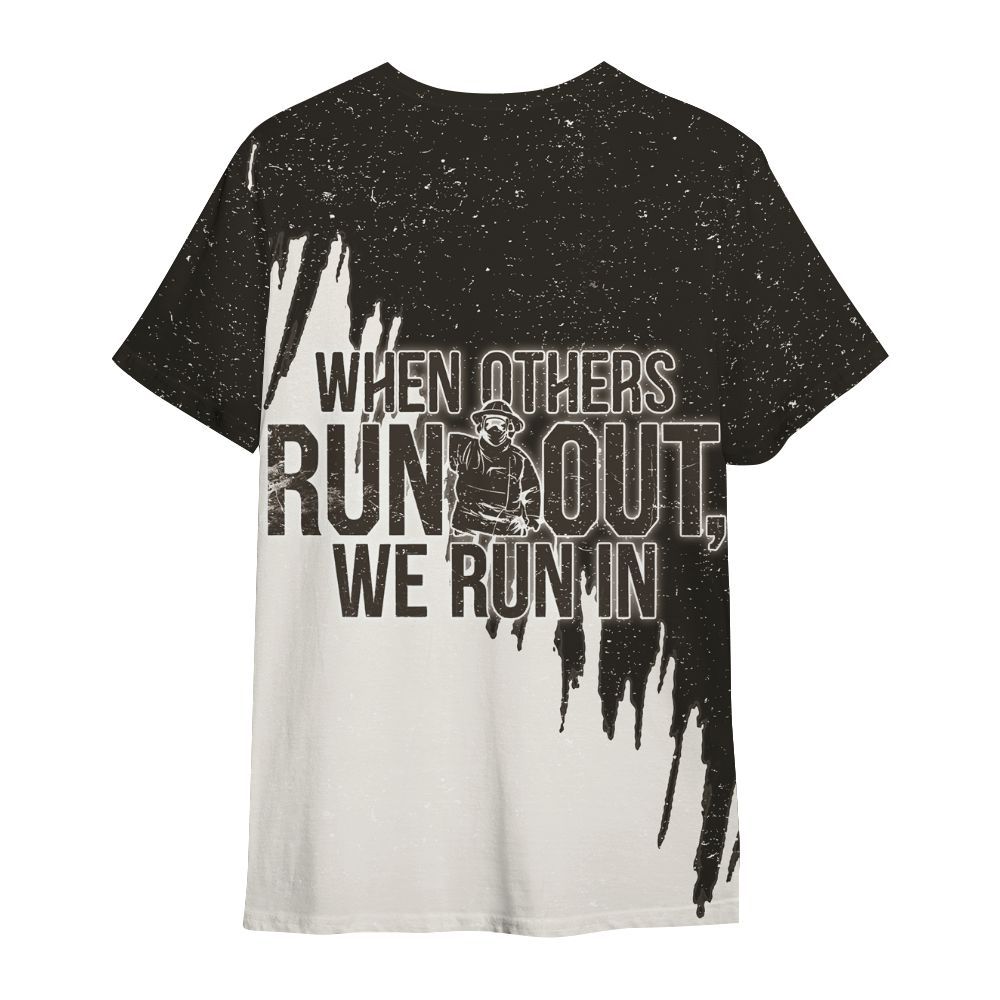 Amare Box Firefighter Shirt, When Others Run Out We Run In, Rescue Hero, Firefighter Shirt, Fire Department Logos, Gift Shirt For Man All Over Print Unisex Shirt