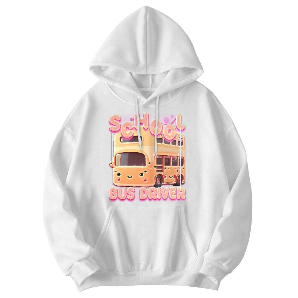 Amare Box Bus School Cute Retro Shirt, Groovy Pastel, Retro Kids Funny Back To School Elementary School Unisex Gift Unisex Hoodie