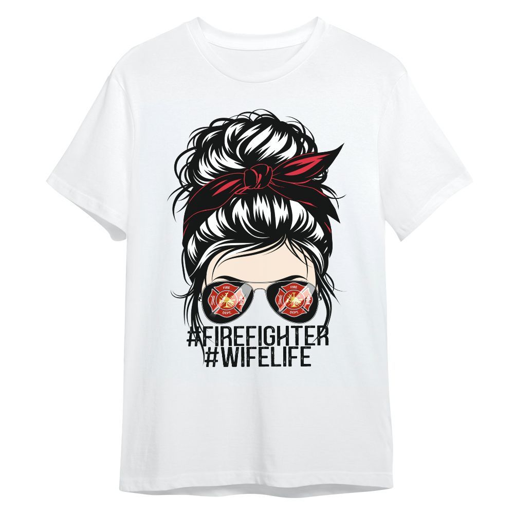 Amare Box Firefighter Shirt, Firefighter Wifelife, Firefighter Wife, Firefighter Shirt, Wife Gift, Lover Gift, Gift Shirt For Her Unisex Shirt