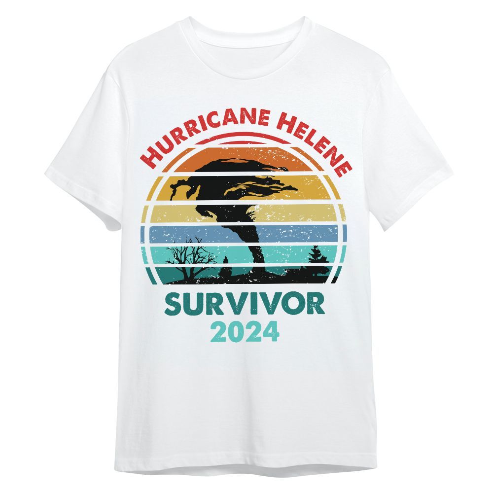 Amare Box Retro Storm Hurricane Helene 2024 Shirt, Hurricane Relief Western Strong Together Gift Unisex Shirt