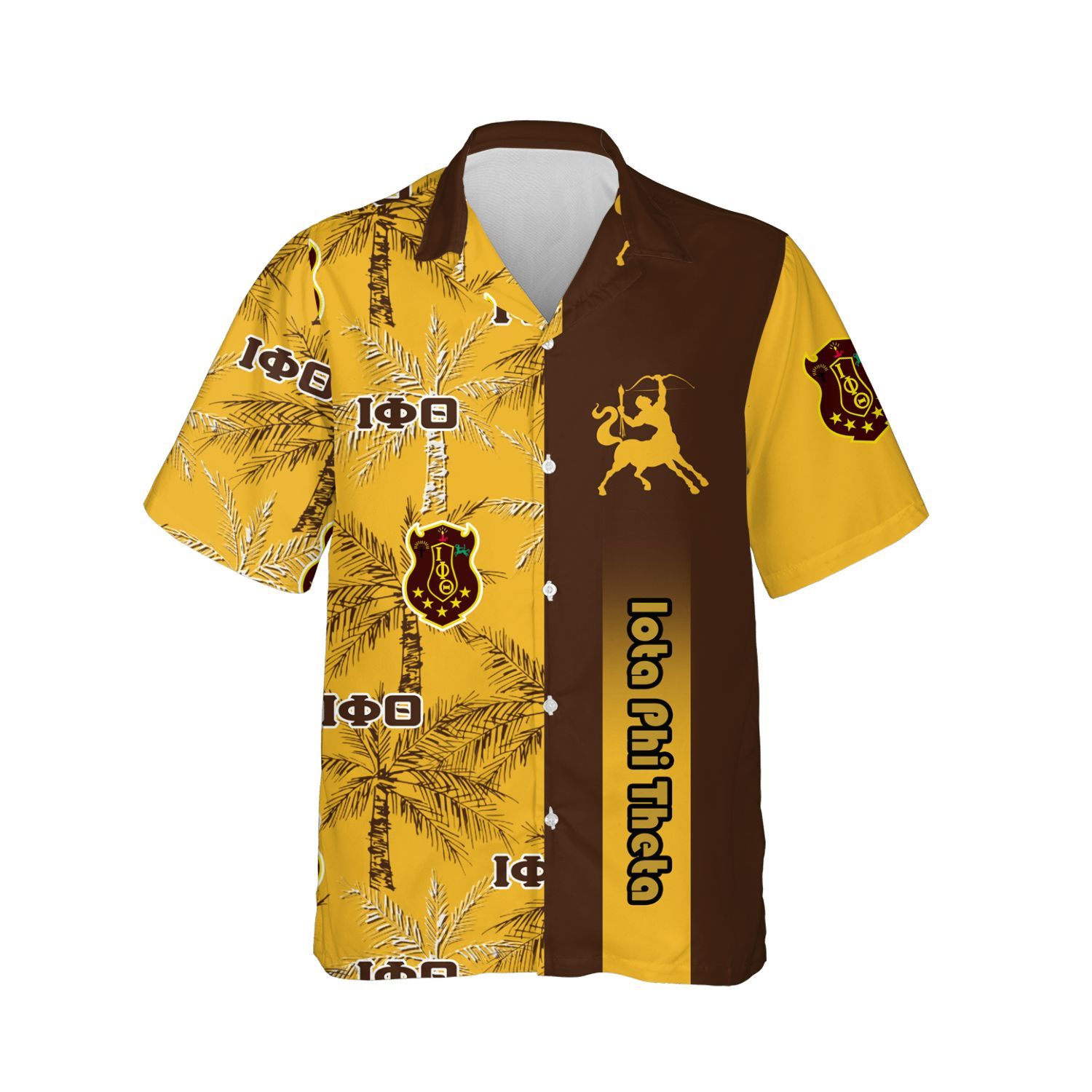 Ireishprint Iota Phi Theta Hawaii Shirt, Palm Tree Hawaii Shirt Iota Phi Theta Fraternity Hawaii Shirt