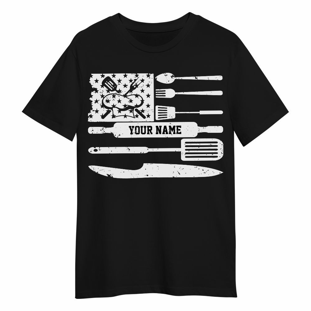 Amare Box Cooking Shirt, Funny Cooking, Funny Chef, American Chef, America Flag, Chef Shirt, Cook Lover, Custom Name Gift Shirt For Chef Unisex Shirt