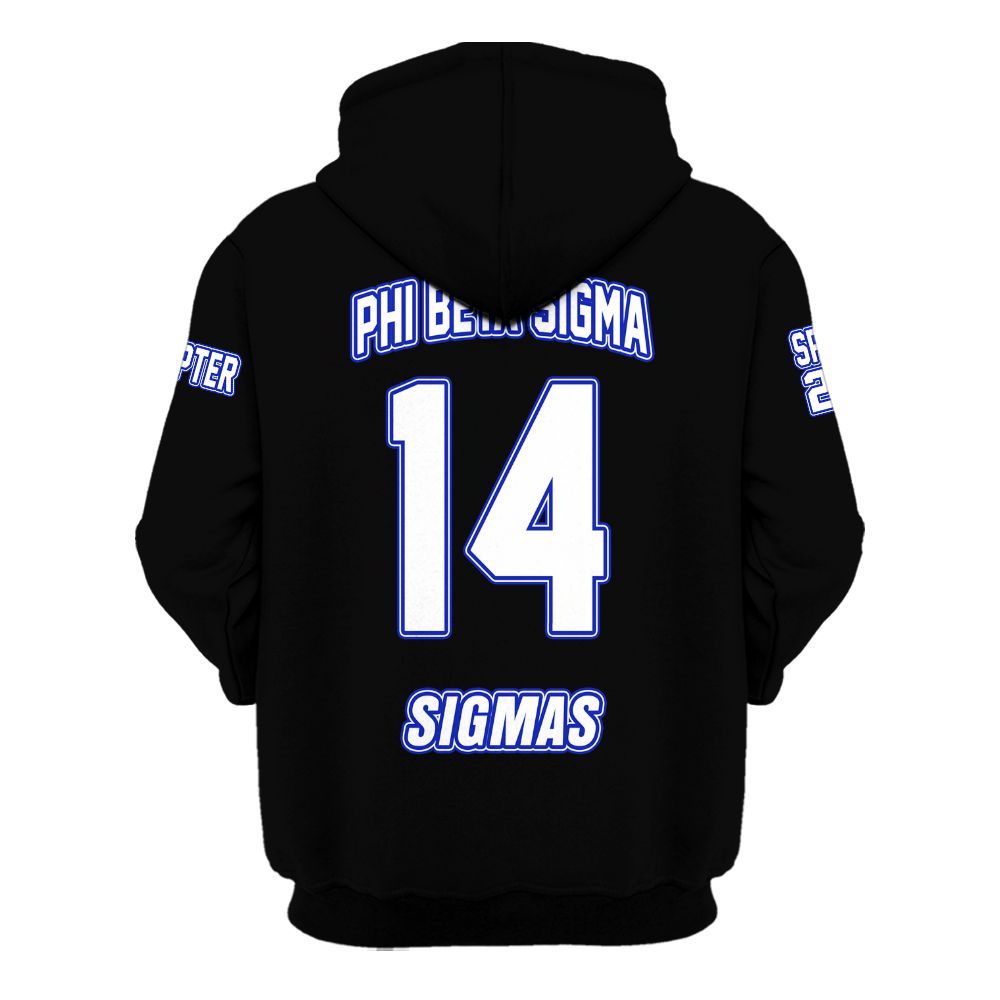 Ireishprint Phi Beta Sigma Custom Chapter Shirt, Personalized Black Shirt Phi Beta Sigma Fraternity Hoodie