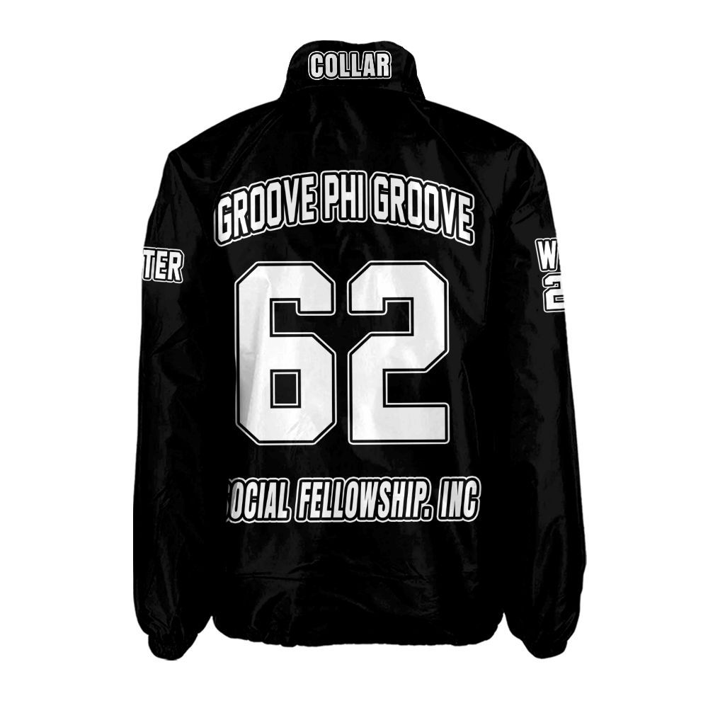 Ireishprint Groove Phi Groove Custom Line Crossing Jacket, Personalized Black Jacket Groove Phi Groove Crossing Jacket