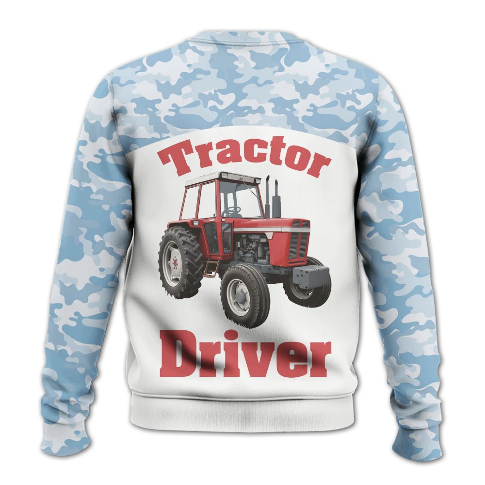 Amare Box Farm Tractor Shirt, Tractor Driver, Tractor Clipart, Love Tractor, Vintage Tractor, Boyl Tractor, Gift For Farm Lover Knitted Sweater