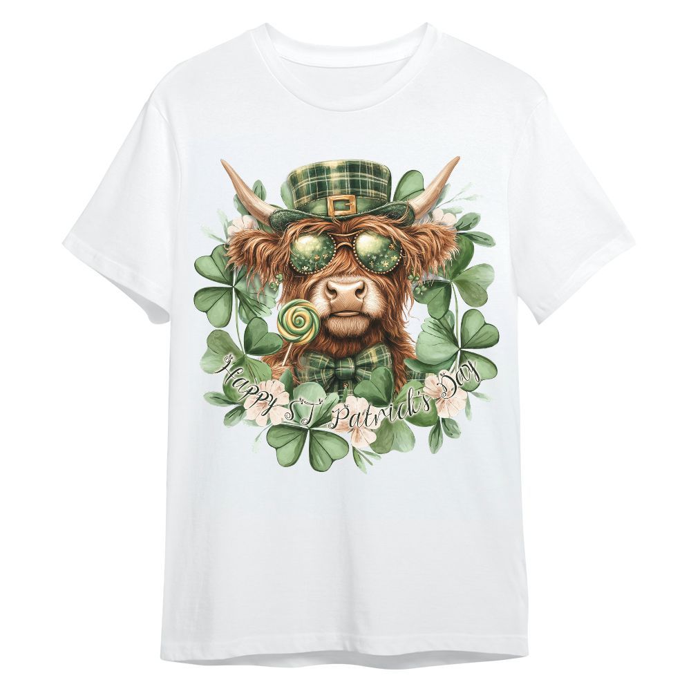 Amare Box Cow Farm Shirt, ST Patrick's Day Cow, Happy ST Patrick's Day, Funny Cow, Higland Cow, Cow Shirt, Holiday Gift For Cow Lover Unisex Shirt