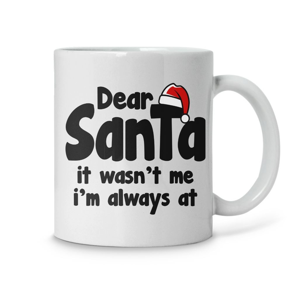 Amare Box Farm Mugt, Dear Santa I'm Always At Farm, Farm Santa, Farm X-mas, Christmas Gift Mug For Farmer Ceramic Mug