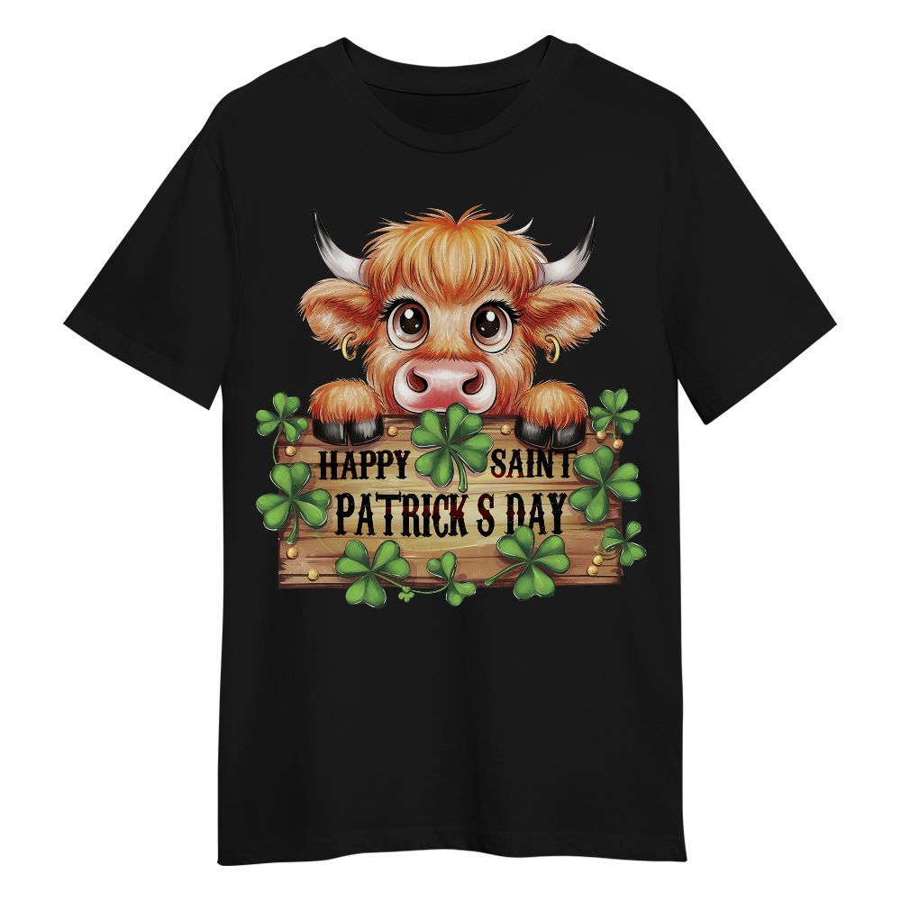 Amare Box Cow Farm Shirt, ST Patrick's Day Cow, Happy Saint Patrick's Day, Cute Cow, Farm Shirt, Cow Shirt, Holiday Gift For Cow Lover Unisex Shirt