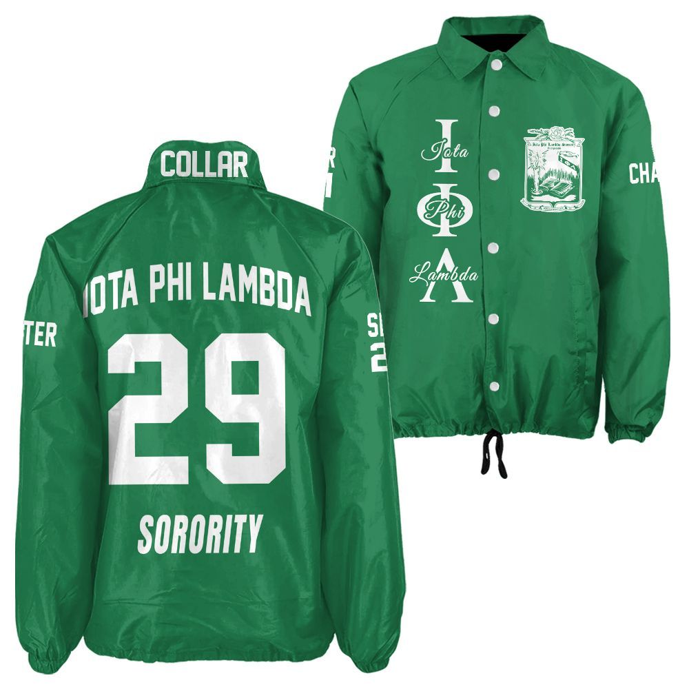 Ireishprint Iota Phi Lambda Custom Line Crossing Jacket, Personalized Your Own Line Jacket Iota Phi Lambda Sorority Crossing Jacket