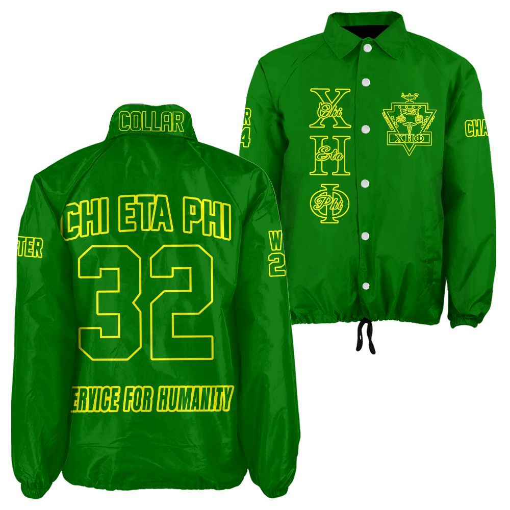 Ireishprint Chi Eta Phi Custom Line Crossing Jacket, Personalized Crossing Line Jacket Chi Eta Phi Sorority Crossing Jacket