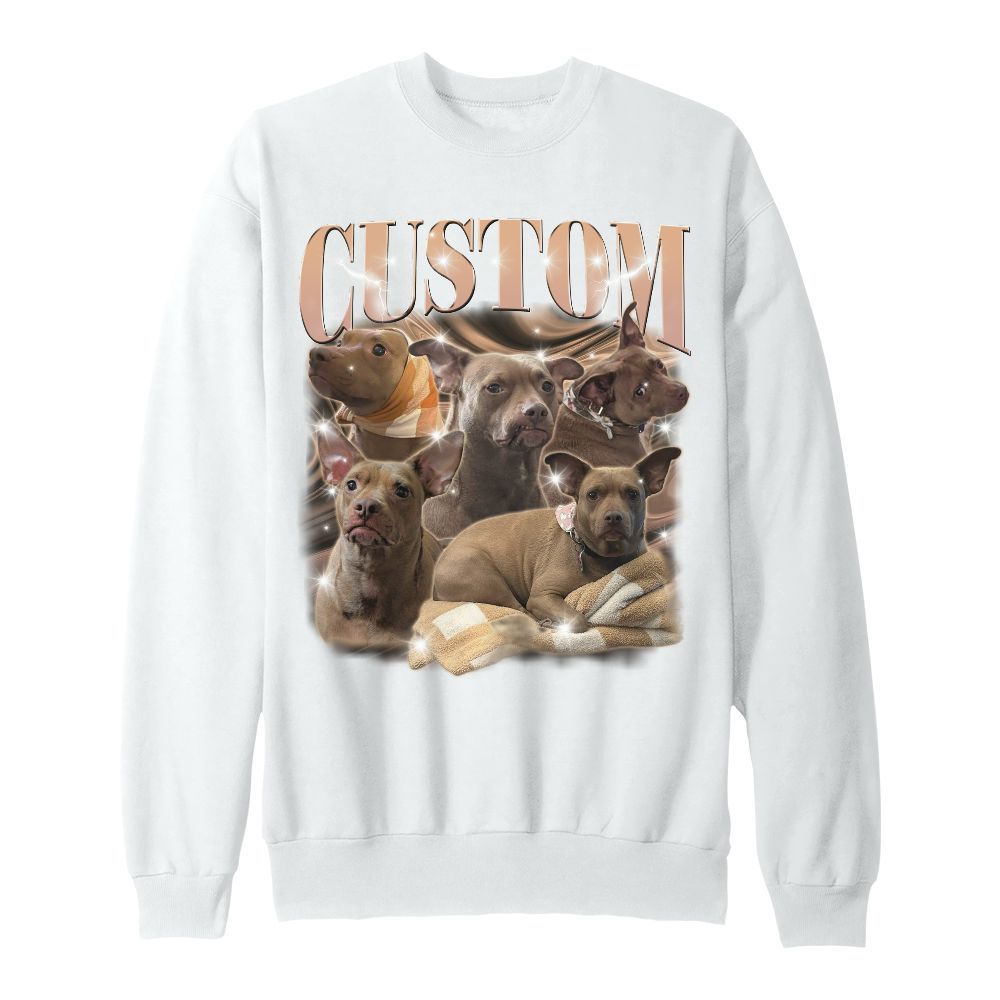 Amare Box Custom Dog Cat 90s Bootleg Shirt, Custom Bootleg Rap Tee Retro Pet Bootleg Unisex Sweatshirt