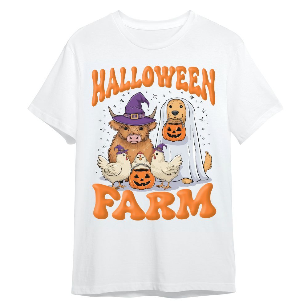 Amare Box Halloween Farm Shirt, Spooky Farm Shirt, Gift For Farmer Family Unisex Shirt