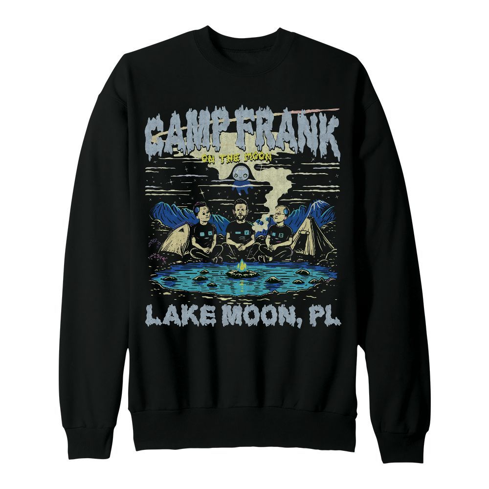 Amare Box Vintage Camp Bachelorette Art Custom Name, Location Shirt, Party Retro Mountain Lake Camping Unisex Sweatshirt