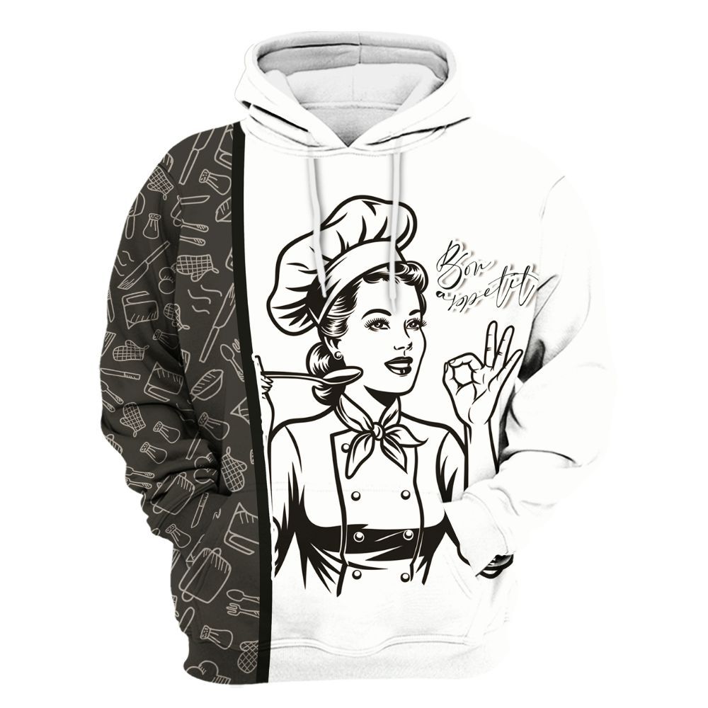 Amare Box Cooking Shirt, Bon Appetiti, Funny Cook, Female Chef Shirt, Cooking Shirt. Cook Lover, Custom Name Gift Shirt For Chef Unisex Hoodie