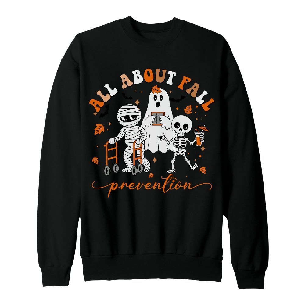 Amare Box All Abt Fall Prevention, Thanksgiving Nurse, Spooky Physical Therapy, Fall Nurse Shirt Unisex Sweatshirt