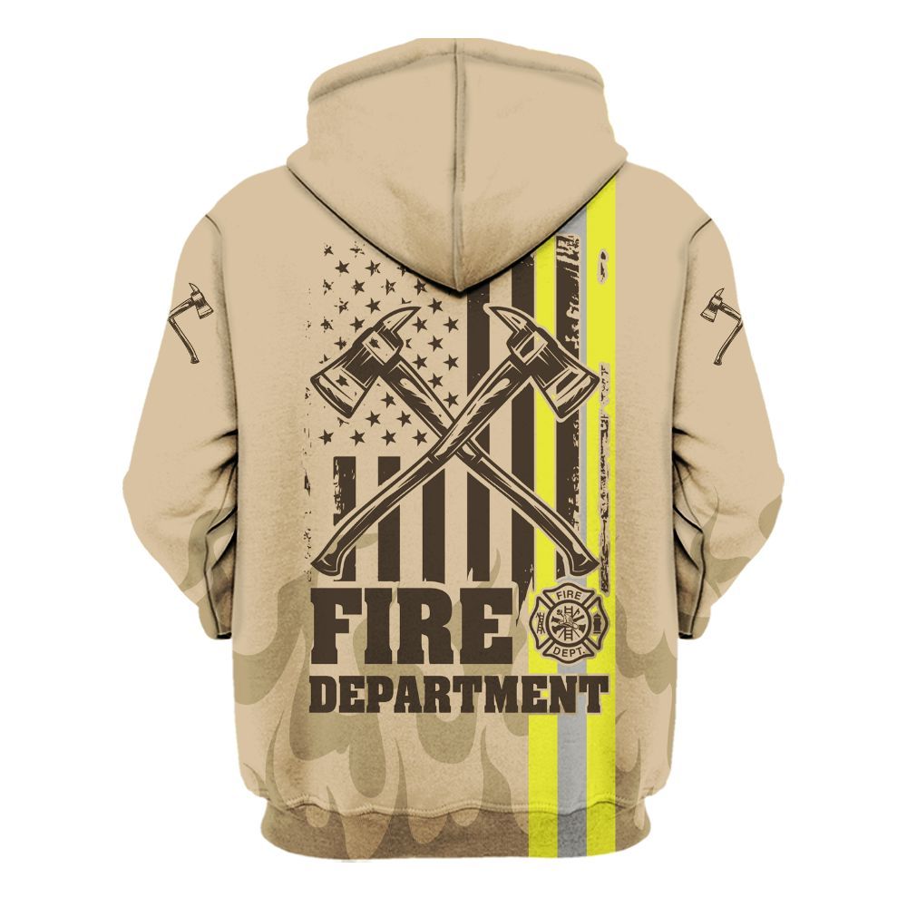 Amare Box Firefighter Shirt, Retro Firefighter Flag, Rescue Hero, Firefighter Shirt, Fireman Shirt, Custom Name Gift Shirt For Man Unisex Hoodie