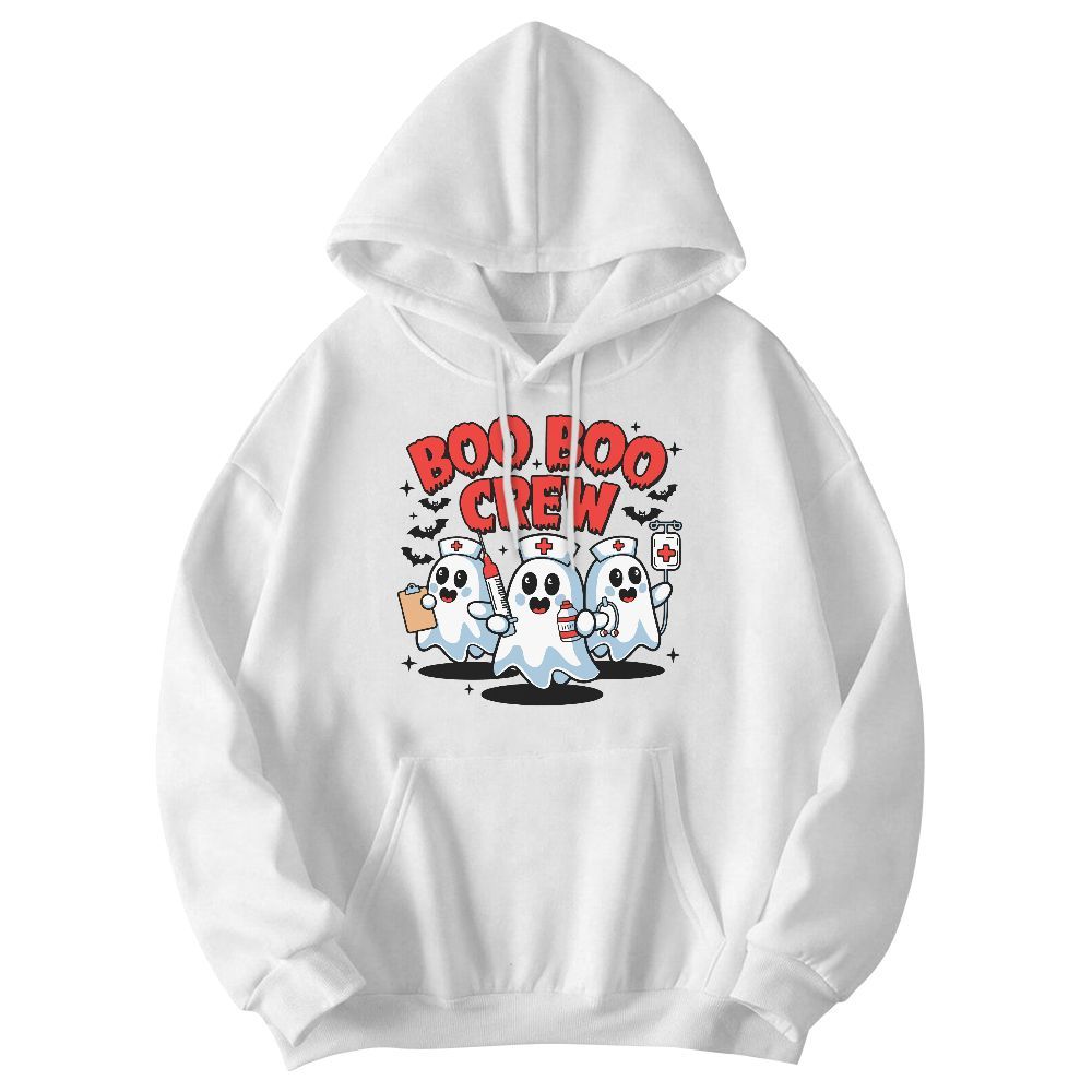 Amare Box Boo Boo Crew, Thanksgiving Nurse, OT Shirt, Physical Therapy, Halloween Nurse Cute Gift Unisex Hoodie