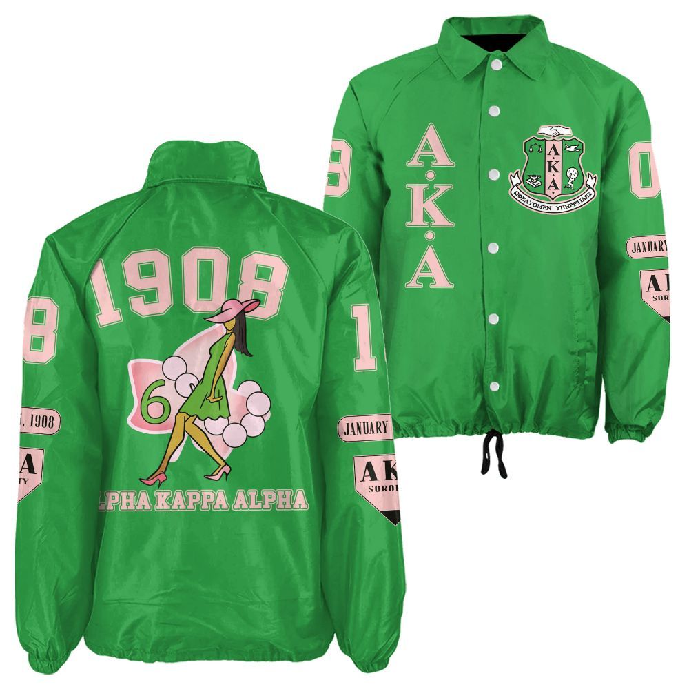 Ireishprint A.K.A Crossing Jacket, Apple Green 1908 Sorority Crossing Jacket