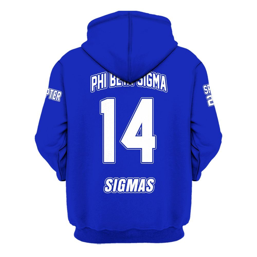 Ireishprint Phi Beta Sigma Custom Chapter Shirt, Personalized Royal Blue Shirt Phi Beta Sigma Fraternity Hoodie